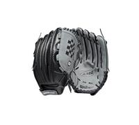 Wilson 2021 A360 SP13 13" Slowpitch Softball Glove - Left Hand Throw, Black/Grey