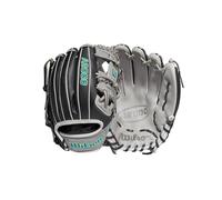 Wilson 2022 A2000 1786SS 11.5"""" Infield Baseball Glove - Black/Tropical Blue Right Hand Throw