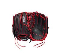 Wilson 2022 A700 12"""" Outfield Baseball Glove - Black/Red Right Hand Throw