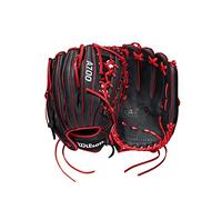Wilson 2022 A700 12" Outfield Baseball Glove - Black/Red, Right Hand Throw