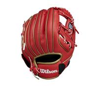 Wilson 2024 A200™ EZ Catch™ 9” T-Ball Glove - Right Hand Throw, Red/Metallic Gold