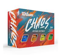 Wilson 2024 Chaos Golf Balls - 24 Balls, Multicolors