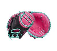 Wilson 2026 A1000 CM33 33" Baseball Catcher's Mitt - Right Hand Throw, Flamingo Pink/Seafoam/Black