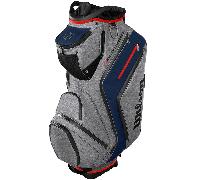 WILSON 2026 ALPINE DRY GOLF CART BAG - NAVY / GREY / RED +FREE GIFT