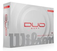 WILSON 2026 DUO SOFT GOLF BALLS - RED