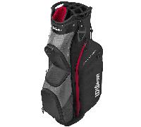 Wilson FEATHER CART BAG BLACK/Grey/Red
