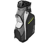 WILSON 2025 FEATHER GOLF CART BAG - BLACK / GREY / WHITE