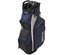 WILSON 2025 FEATHER GOLF CART BAG - NAVY / SILVER
