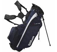 WILSON 2026 FEATHER GOLF STAND BAG - NAVY / WHITE +FREE GIFT