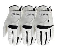 WILSON 2026 FEEL PLUS ALL WEATHER GOLF GLOVE - 3 PACK