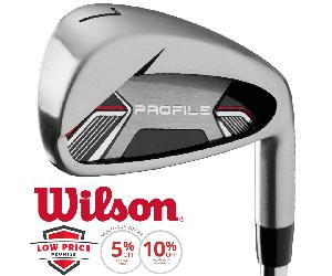 WILSON 2026 PROFILE GOLF IRONS 4,5,6,7,8,9, PW & SW +REGULAR STEEL SHAFTS