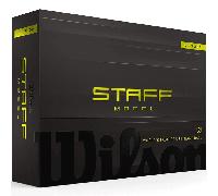 WILSON 2026 STAFF MODEL GOLF BALLS - YELLOW