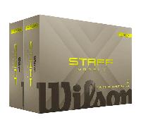 WILSON 2026 STAFF MODEL X GOLF BALLS / DOUBLE DOZEN - YELLOW
