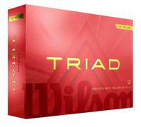 WILSON 2026 STAFF TRIAD GOLF BALLS - YELLOW