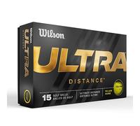 WILSON ULTRA DISTANCE GOLF BALLS - 15 BALL PACK / YELLOW