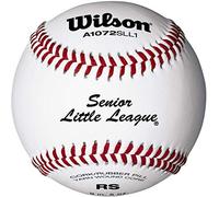 Wilson A1072 Senior Little League Series Baseball (12-Pack), White