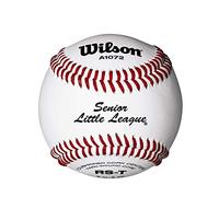 Wilson A1072 Senior Little League Tournament Series Baseball (12-Pack), White