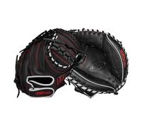 Wilson A700 FPCM 32.5" Baseball Catcher's Mitt - Black/Silver/Red, Right Hand Throw
