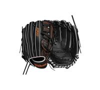 Wilson A700 Outfield Baseball Glove 12.5" Black/Silver/Orange Right Handed