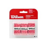 Wilson AbsorbX Padel Overgrip - 3 Pack, Red