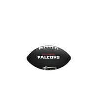 Wilson American Football MINI NFL TEAM SOFT TOUCH, Soft Touch-Blended Leather, Black