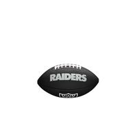 Wilson American Football MINI NFL TEAM SOFT TOUCH, Soft Touch-Blended Leather, Black