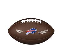 Wilson American Football NFL TEAM LOGO, Official Size, Blended Leather, Brown