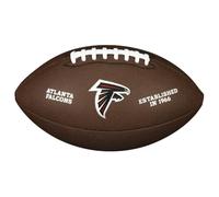 Wilson American Football NFL TEAM LOGO, Official Size, Blended Leather, Brown