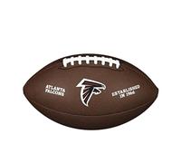 Wilson American Football NFL TEAM LOGO, Official Size, Blended Leather, Brown