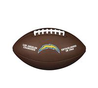 Wilson American Football NFL TEAM LOGO, Official Size, Blended Leather, Brown
