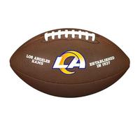 Wilson American Football NFL TEAM LOGO, Official Size, Blended Leather, Brown