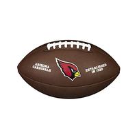 Wilson American Football NFL TEAM LOGO, Official Size, Blended Leather, Brown