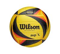 Wilson AVP OPTX Game Volleyball - Official Size, Yellow/Black