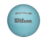 Wilson AVP Soft Play Volleyball, EVA Foam Beach Volleyball, Comfort & Style, Official Size, Colour: Blue