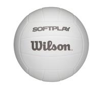 Wilson AVP Soft Play Volleyball, EVA Foam Beach Volleyball, Comfort & Style, Official Size, Colour: White