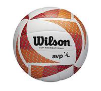 Wilson AVP STYLE Volleyball, Beach Volleyball, Mixed Leather, Official Size, Multicolour, WTH306202XB