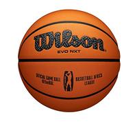 Wilson Basketball EVO NXT AFRICA LEAGUE, Blended Leather, Indoor-Basketball, Orange, Size: 7