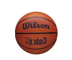 Wilson Basketball, Jr. NBA DRV Plus, Outdoor and Indoor, Size: 6, Brown