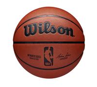 Wilson Basketball, NBA Authentic Series Model, Indoor/Outdoor, Mixed Leather, Size: 7, Brown