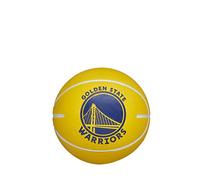 Wilson Basketball, NBA Dribbler, Golden State Warriors, Outdoor and indoor, Size: Child-sized, Blue, Youth