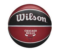 Wilson Basketball, NBA Team Tribute Model, CHICAGO BULLS, Outdoor, Rubber, Size: 7