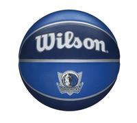 Wilson Basketball, NBA Team Tribute Model, DALLAS MAVERICKS, Outdoor, Rubber, Size: 7, Blue