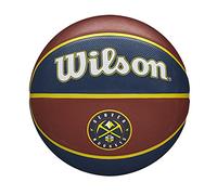 Wilson Basketball, NBA Team Tribute Model, DENVER NUGGETS, Outdoor, Rubber, Size: 7