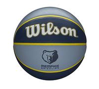 Wilson Basketball, NBA Team Tribute Model, MEMPHIS GRIZZLIES, Outdoor, Rubber, Size: 7