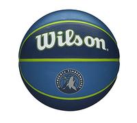 Wilson Basketball, NBA Team Tribute Model, MINNESOTA TIMBERWOLVES, Outdoor, Rubber, Size: 7