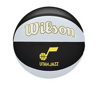 Wilson Basketball, NBA Team Tribute, Utah Jazz, Outdoor and indoor, Size: 7, Yellow