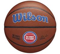 Wilson Basketball, Team Alliance Model, DETROIT PISTONS, Indoor/Outdoor, Mixed Leather, Size: 7