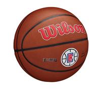 Wilson Basketball, Team Alliance Model, LOS ANGELES CLIPPERS, Indoor/Outdoor, Mixed Leather, Size: 7