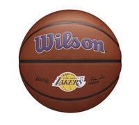 Wilson Basketball, Team Alliance Model, LOS ANGELES LAKERS, Indoor/Outdoor, Mixed Leather, Size: 7
