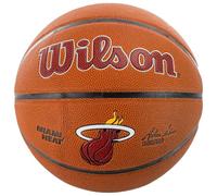 Wilson Nba Miami Heat Basketball Indoor Ball Red